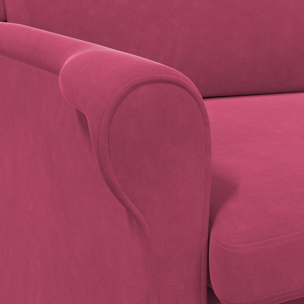 poltrona vermelho tinto 76 x 94 x 102 cm Veludo