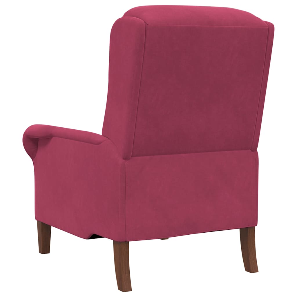 poltrona vermelho tinto 76 x 94 x 102 cm Veludo