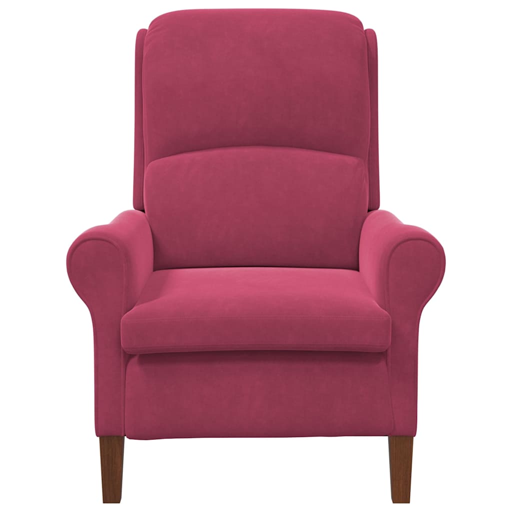 poltrona vermelho tinto 76 x 94 x 102 cm Veludo
