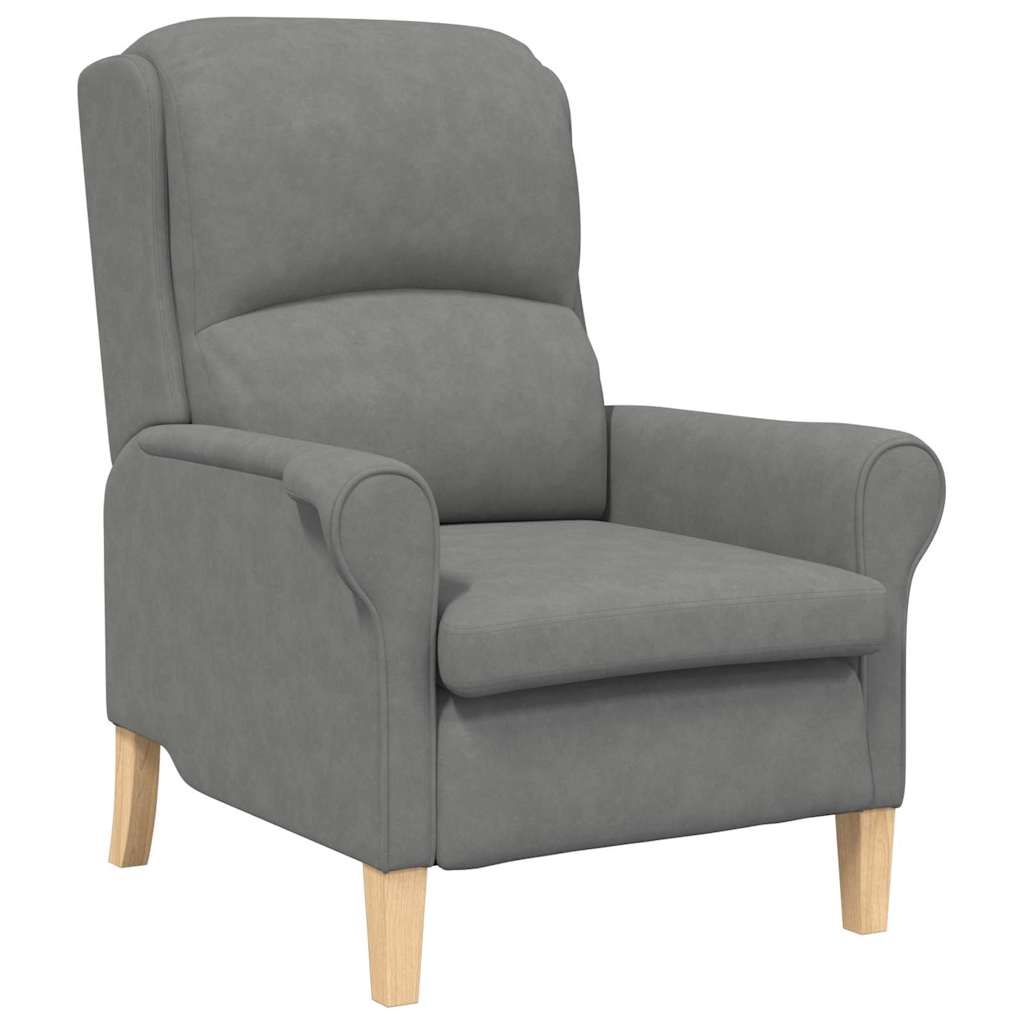 poltrona Cinzento escuro 76 x 94 x 102 cm Microfibra