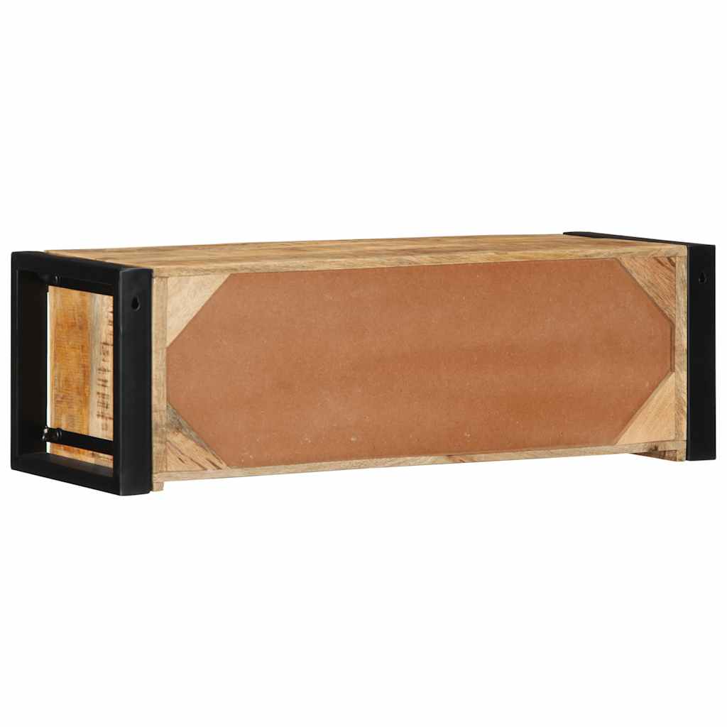 Móvel de TV 80x30x25 cm madeira mangueira áspera maciça