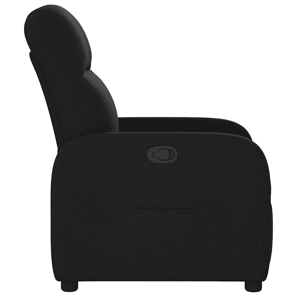 Poltrona reclinável tecido preto
