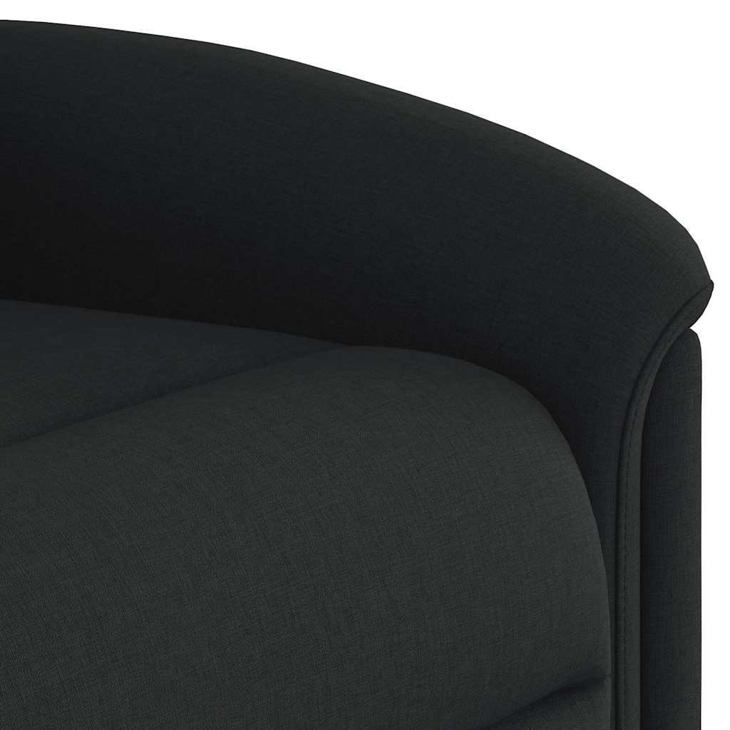 Poltrona reclinável tecido preto