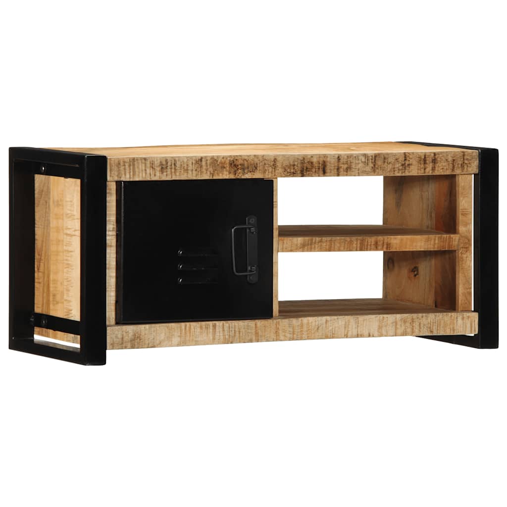 Móvel de TV 80x30x35 cm madeira mangueira áspera maciça