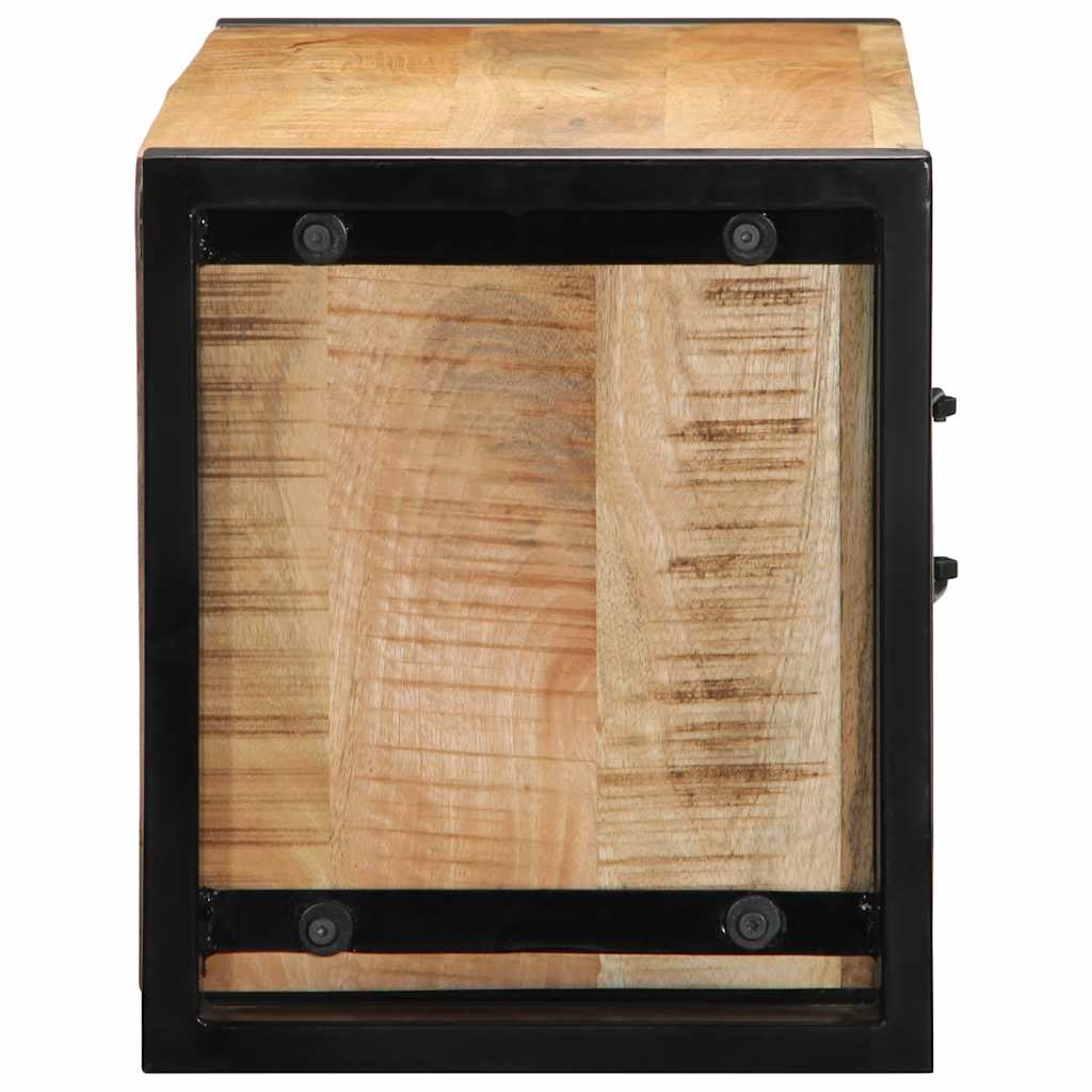 Móvel de TV 80x30x35 cm madeira mangueira áspera maciça