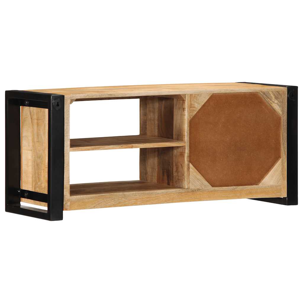 Móvel de TV 80x30x35 cm madeira mangueira áspera maciça