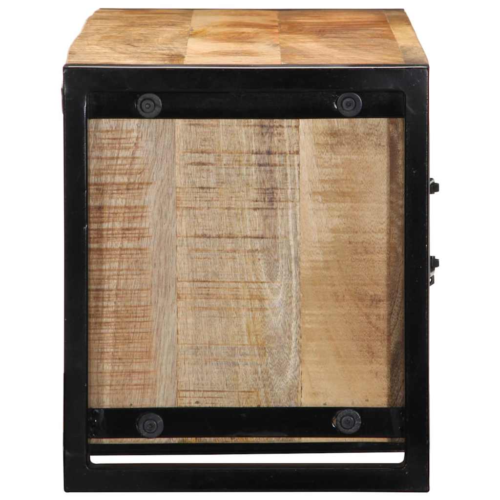 Móvel de TV 100x30x35 cm madeira mangueira áspera maciça