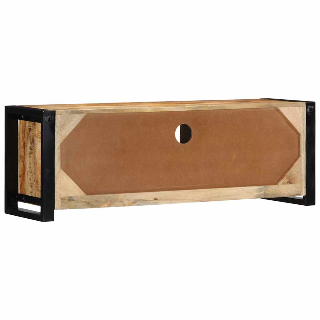 Móvel de TV 100x30x35 cm madeira mangueira áspera maciça