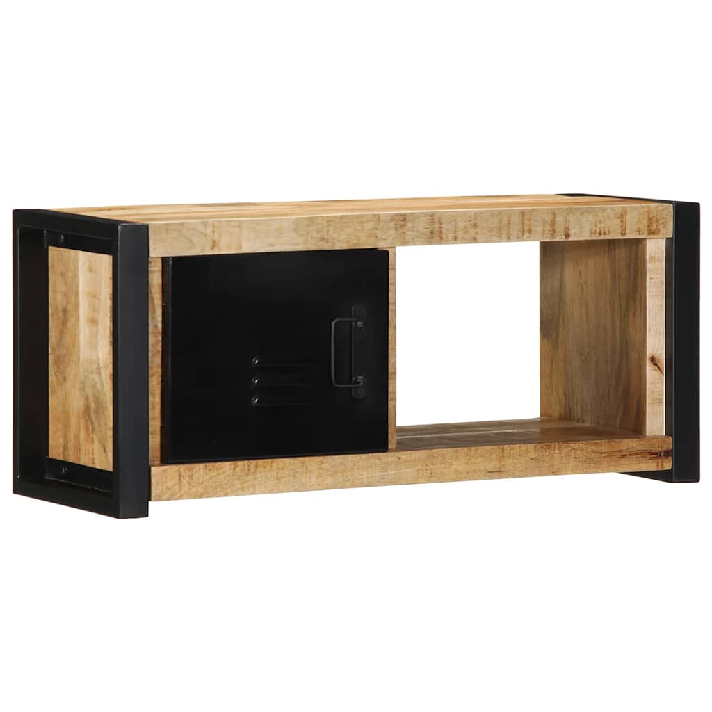 Móvel de TV 80x30x35 cm madeira mangueira áspera maciça