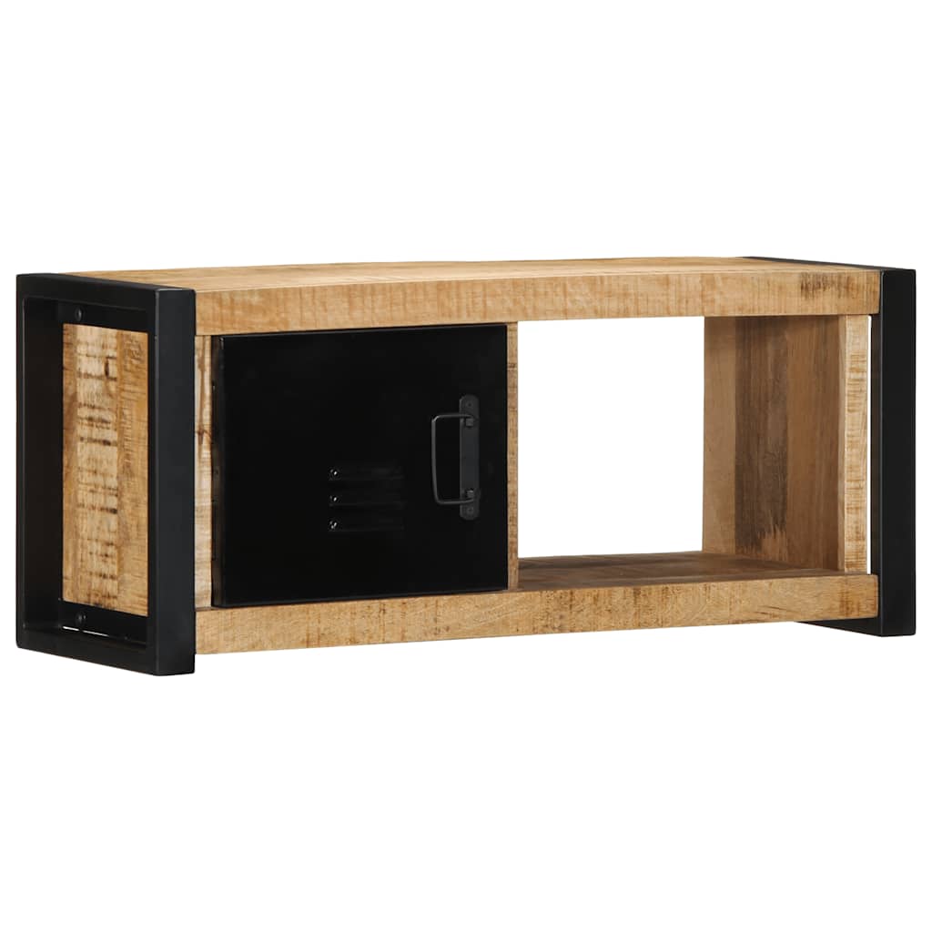Móvel de TV 80x30x35 cm madeira mangueira áspera maciça