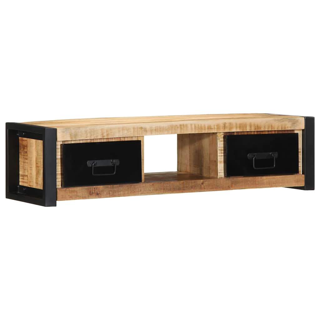 Móvel de TV 100x30x25 cm madeira mangueira áspera maciça
