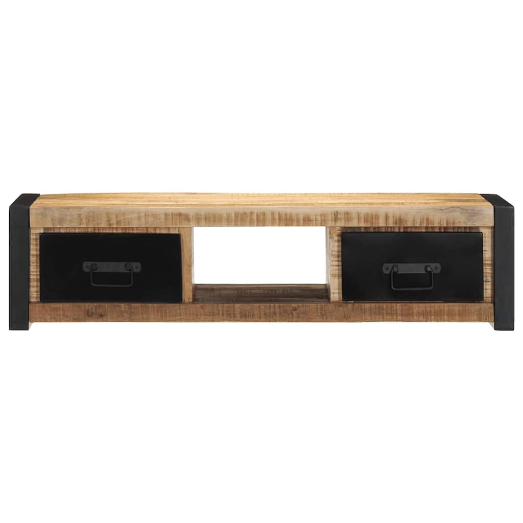 Móvel de TV 100x30x25 cm madeira mangueira áspera maciça