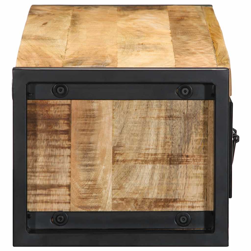 Móvel de TV 100x30x25 cm madeira mangueira áspera maciça