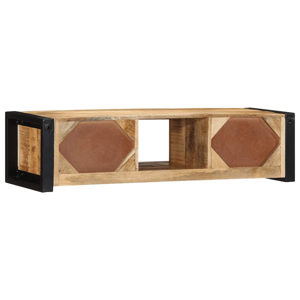 Móvel de TV 100x30x25 cm madeira mangueira áspera maciça