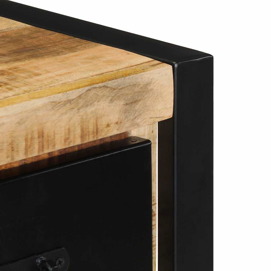 Móvel de TV 100x30x25 cm madeira mangueira áspera maciça