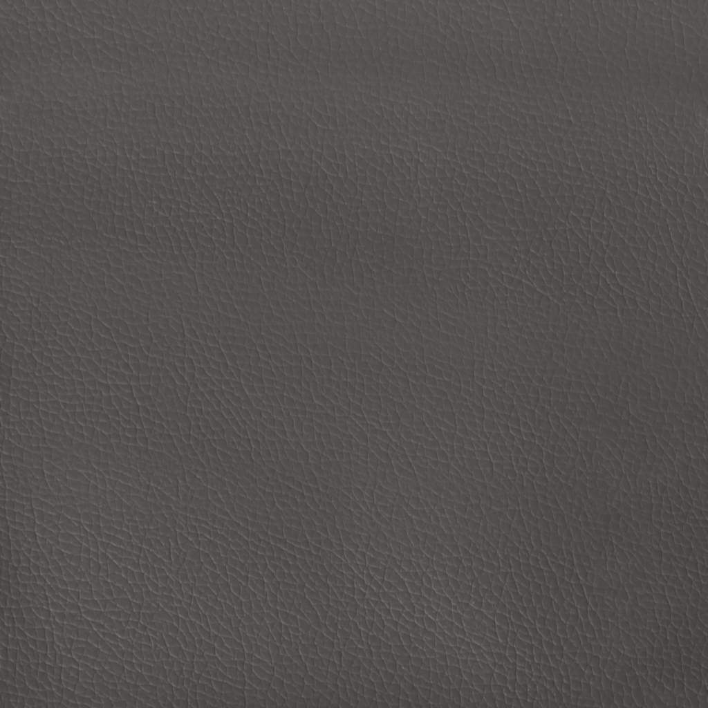 Colchão molas ensacadas infantil 80x160 cm couro artif. cinza