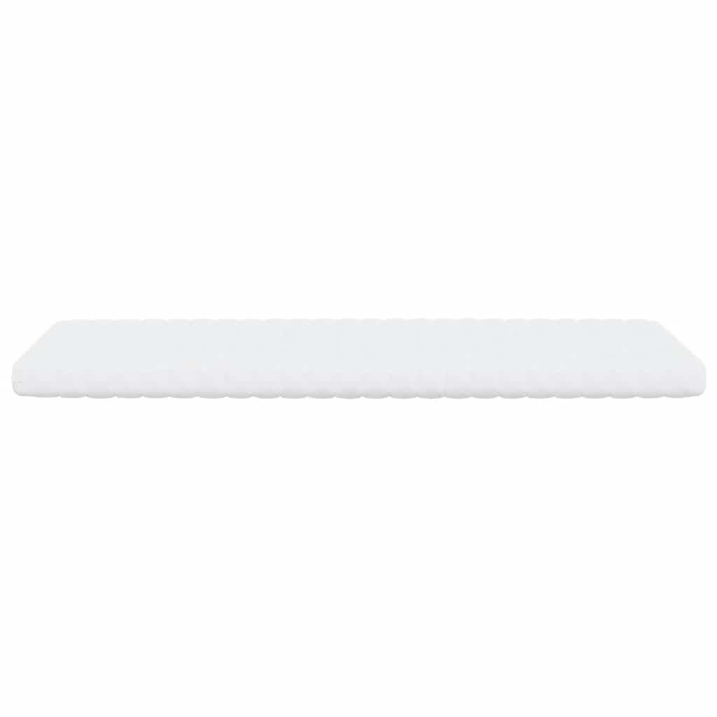 Colchão de espuma 80x220 cm 7 zonas dureza 20 ILD branco