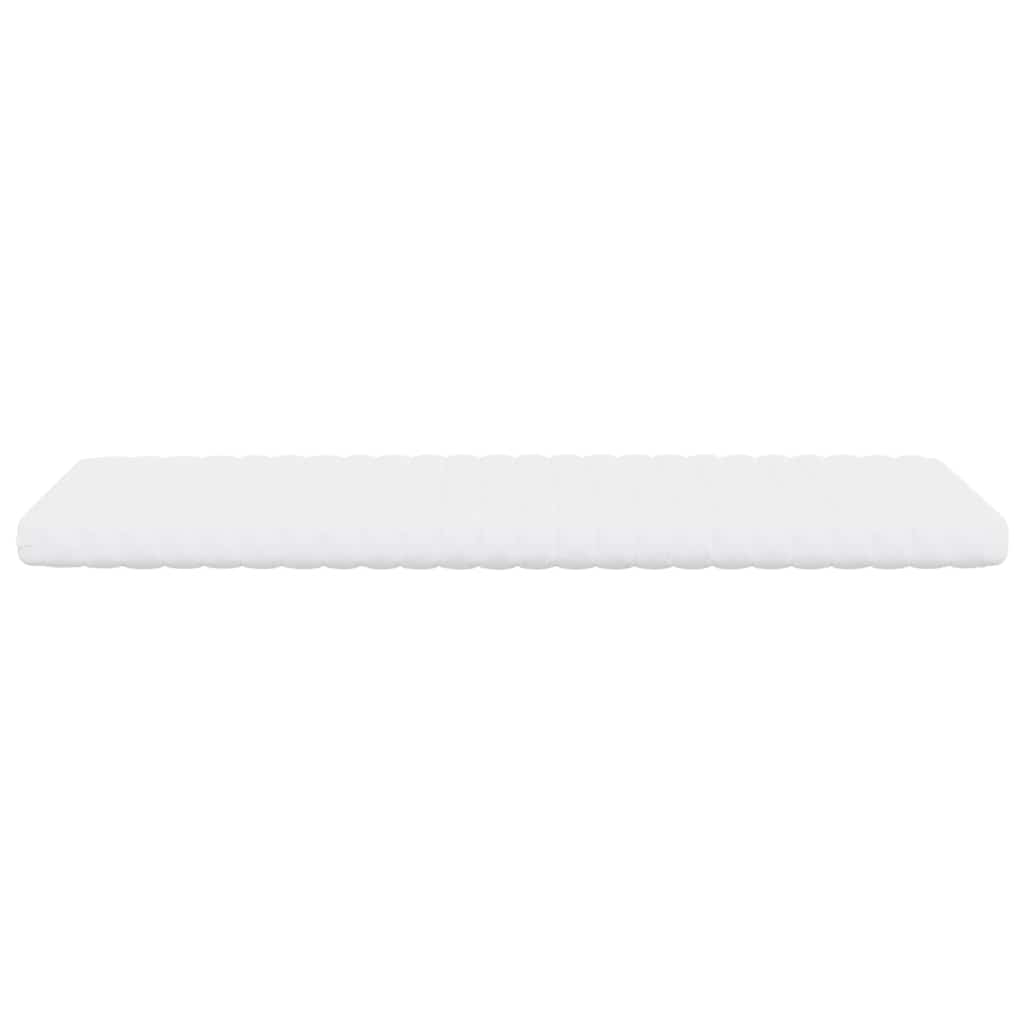 Colchão de espuma 90x220 cm 7 zonas dureza 20 ILD branco