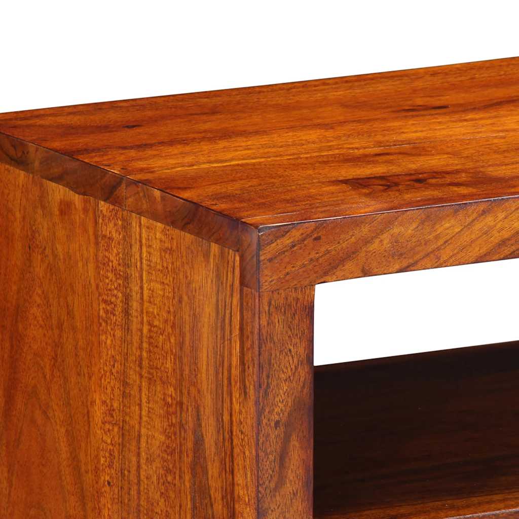 Móvel de TV multicor 110x30x40 cm madeira de acácia maciça