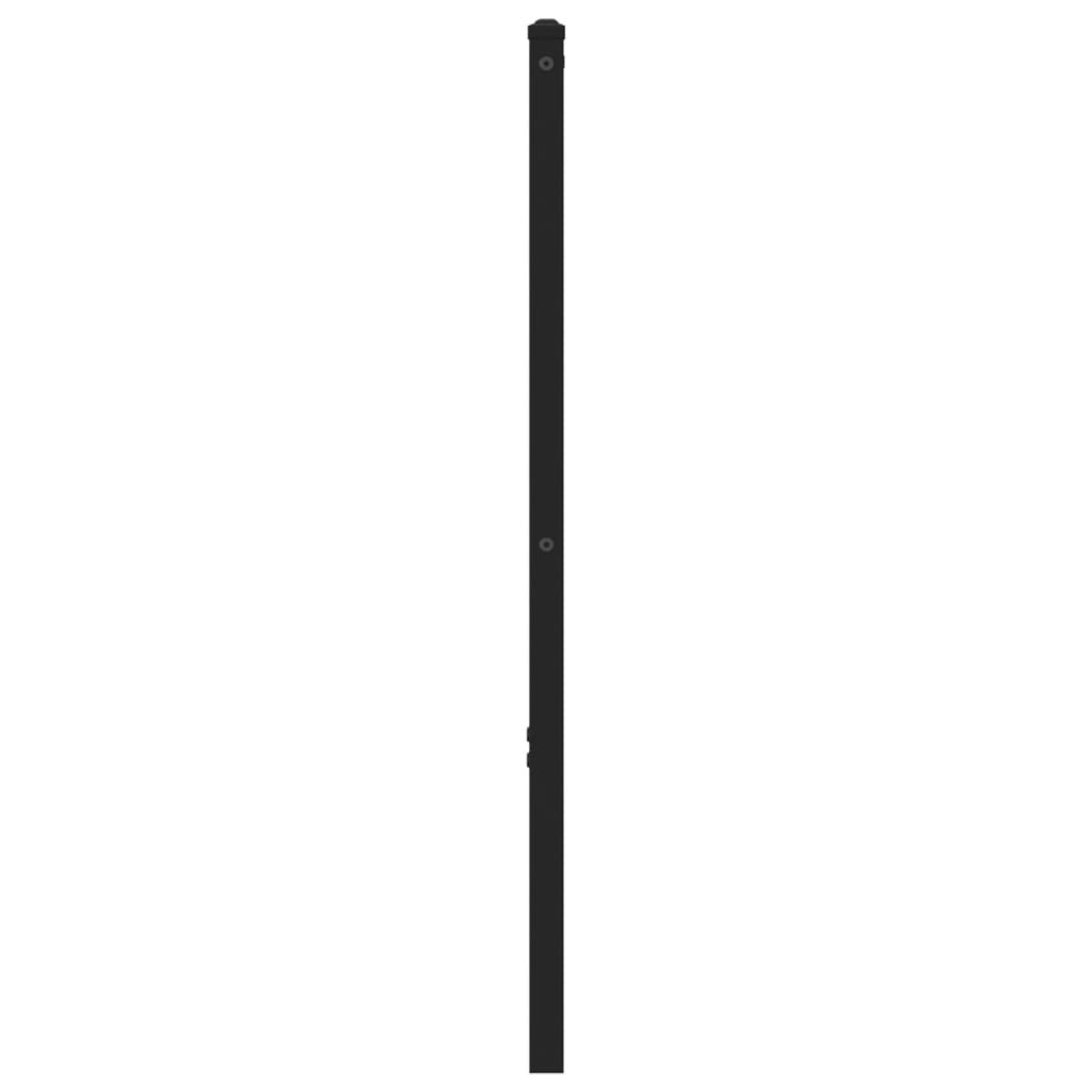 Cabeceira de cama 160cm derivados madeira/aço carvalho castanho
