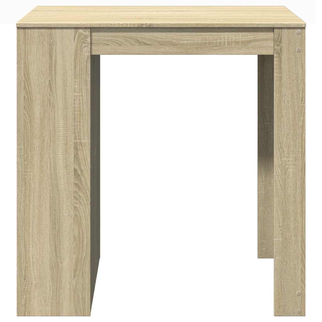 Mesa de bar 102x70x103,5cm derivados de madeira carvalho sonoma