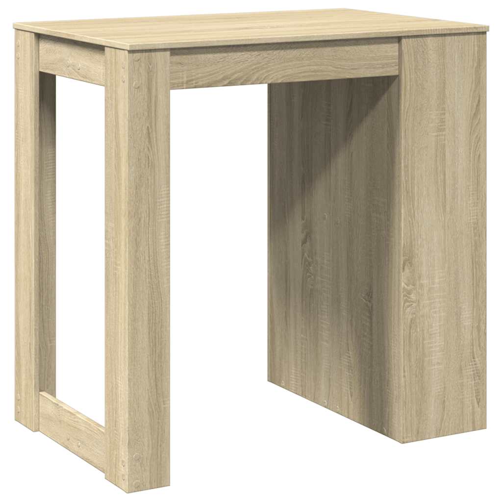 Mesa de bar 102x70x103,5cm derivados de madeira carvalho sonoma