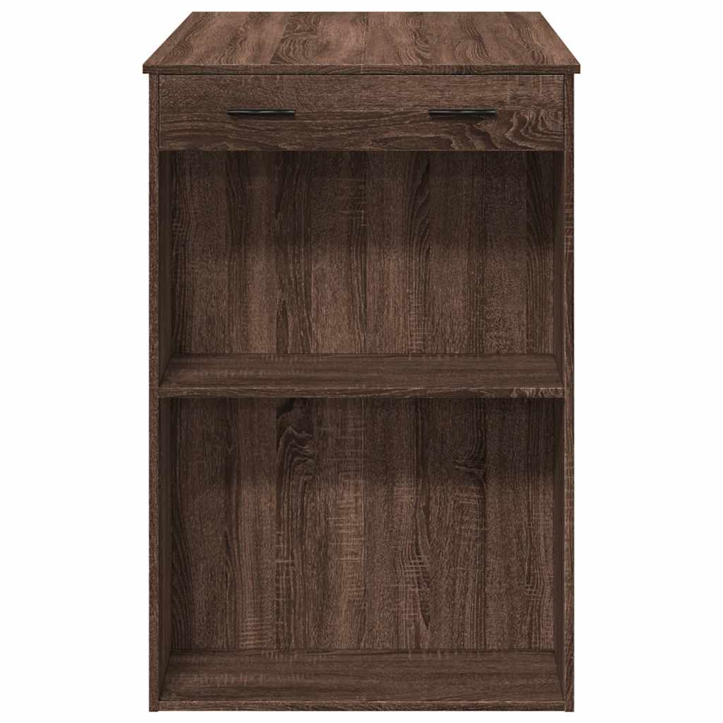 Mesa de bar 102x70x103,5 cm derivados madeira carvalho castanho