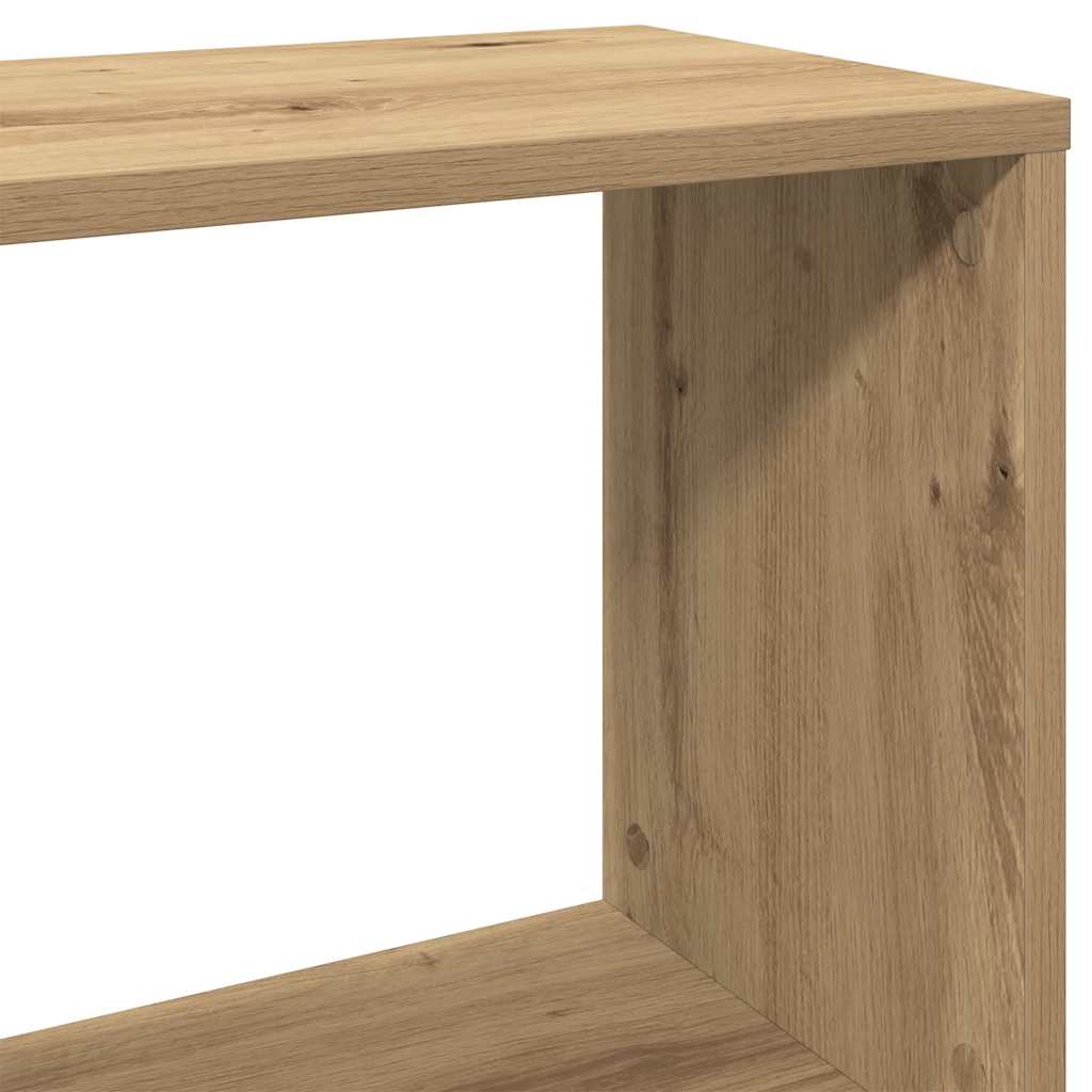 Estante 80x24x96 cm derivados de madeira carvalho artisiano
