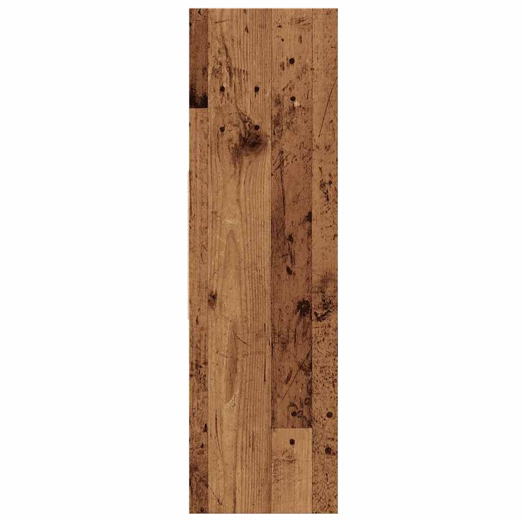 Estante 97,5x29,5x100 cm contraplacado madeira velha