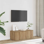 Móvel de TV 80x34x30 cm derivados madeira carvalho artisiano