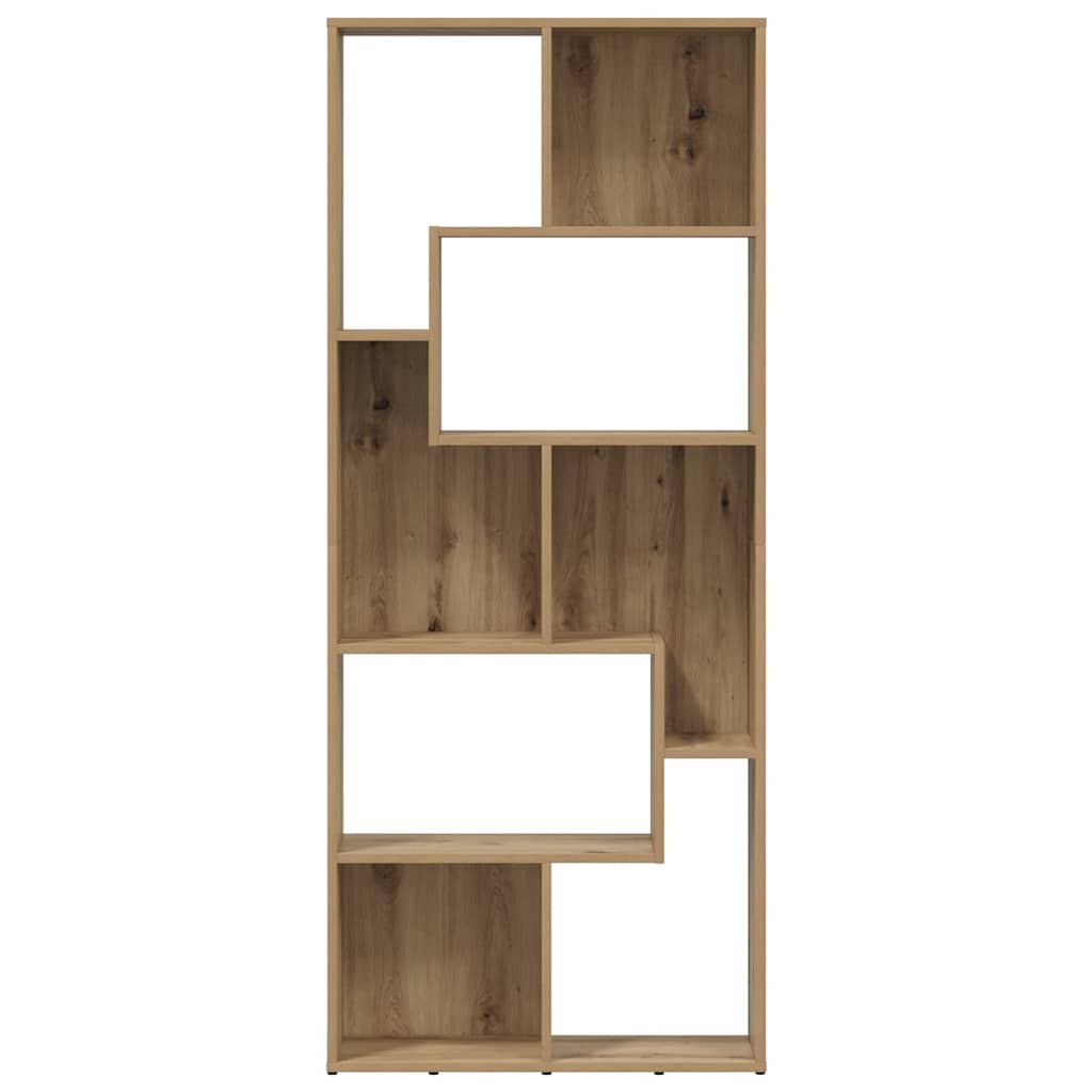 Estante Artisan Carvalho 67x24x161 cm Madeira Engenheirada