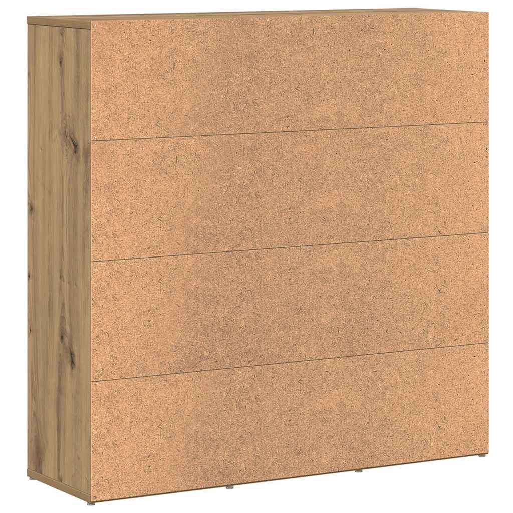 Estante 90x28x90 cm derivados de madeira carvalho artisiano