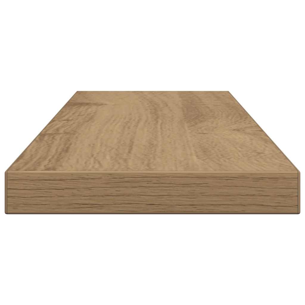 Prateleiras parede 4 pcs derivados madeira carvalho artisiano