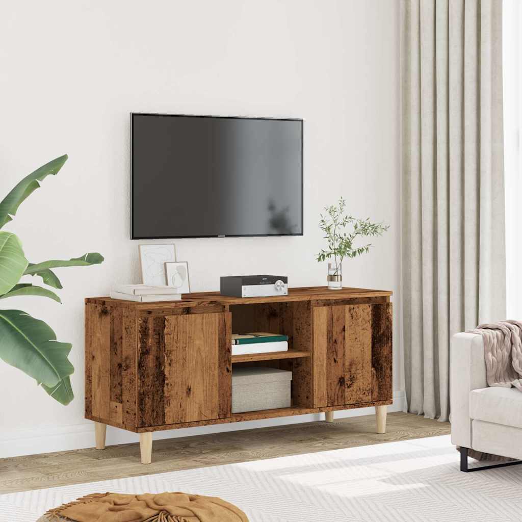 Móvel de TV 102x35x50 cm derivados de madeira madeira velha