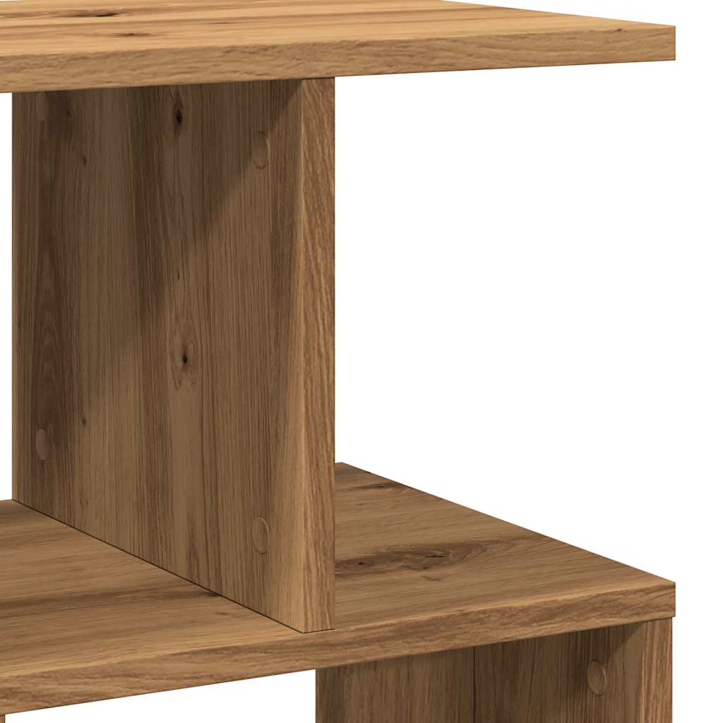 Mesa cabeceira 40x35x50 cm derivados madeira carvalho artisiano