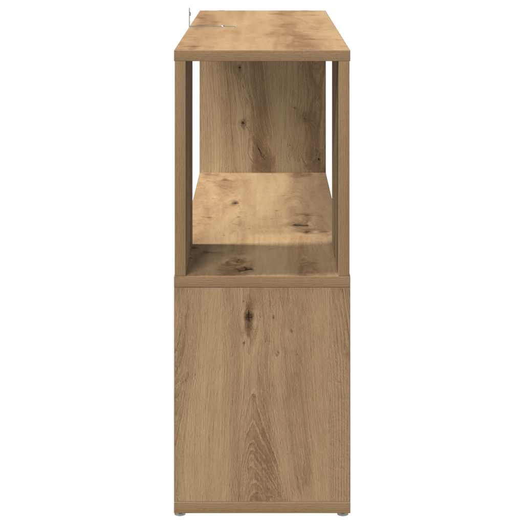 Estante 100x24x63 cm derivados de madeira carvalho artisiano