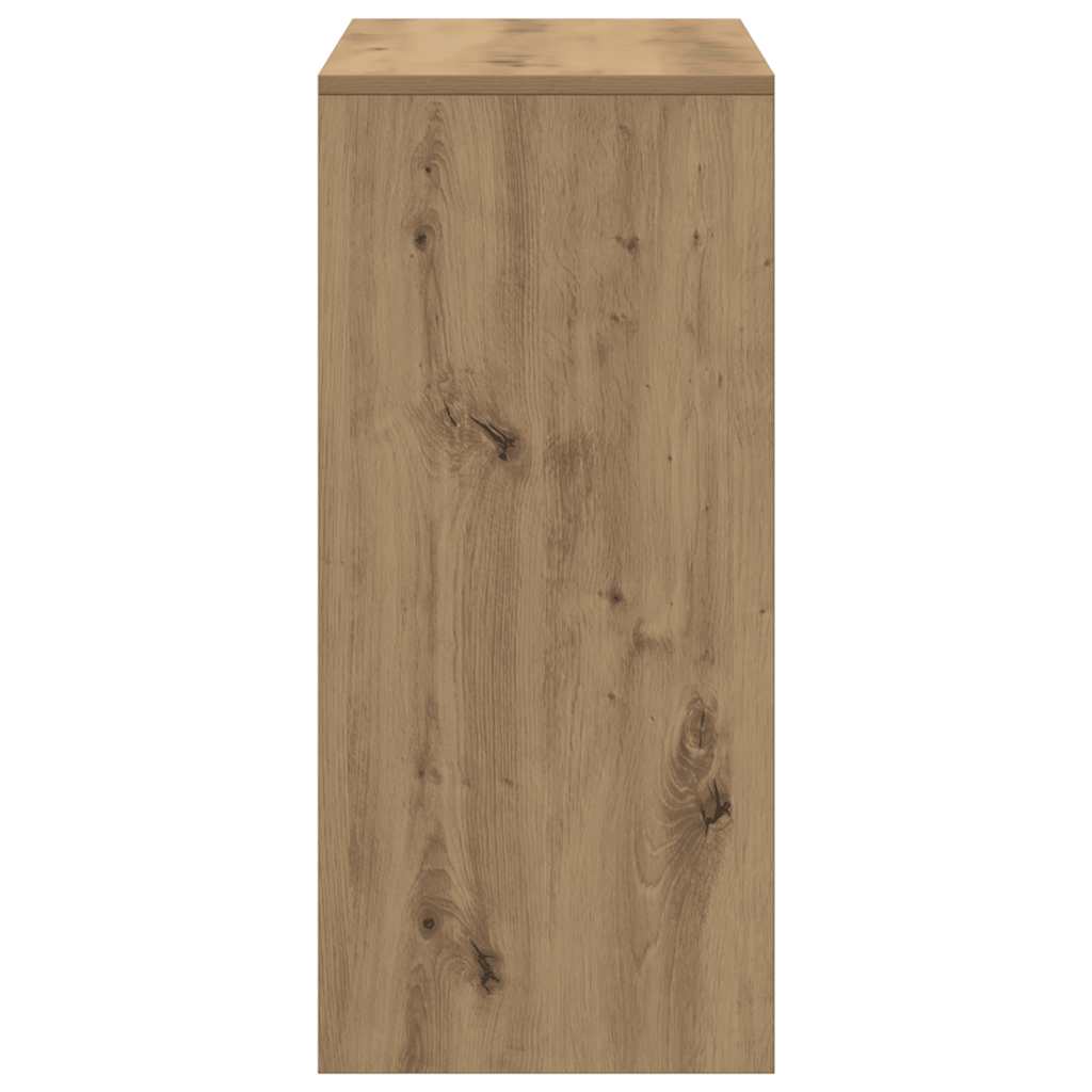 Mesa consola 100x35x76,5cm derivados madeira carvalho artisiano