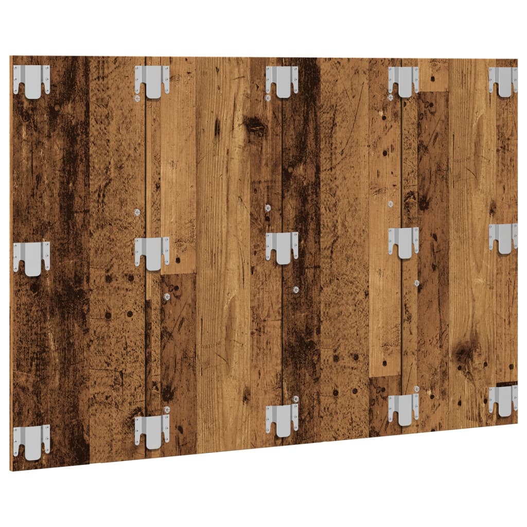 Cabeceira cama 160x1,5x80 cm deriv. madeira carvalho artisiano