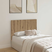 Cabeceira cama 120x1,5x80 cm deriv. madeira carvalho artisiano
