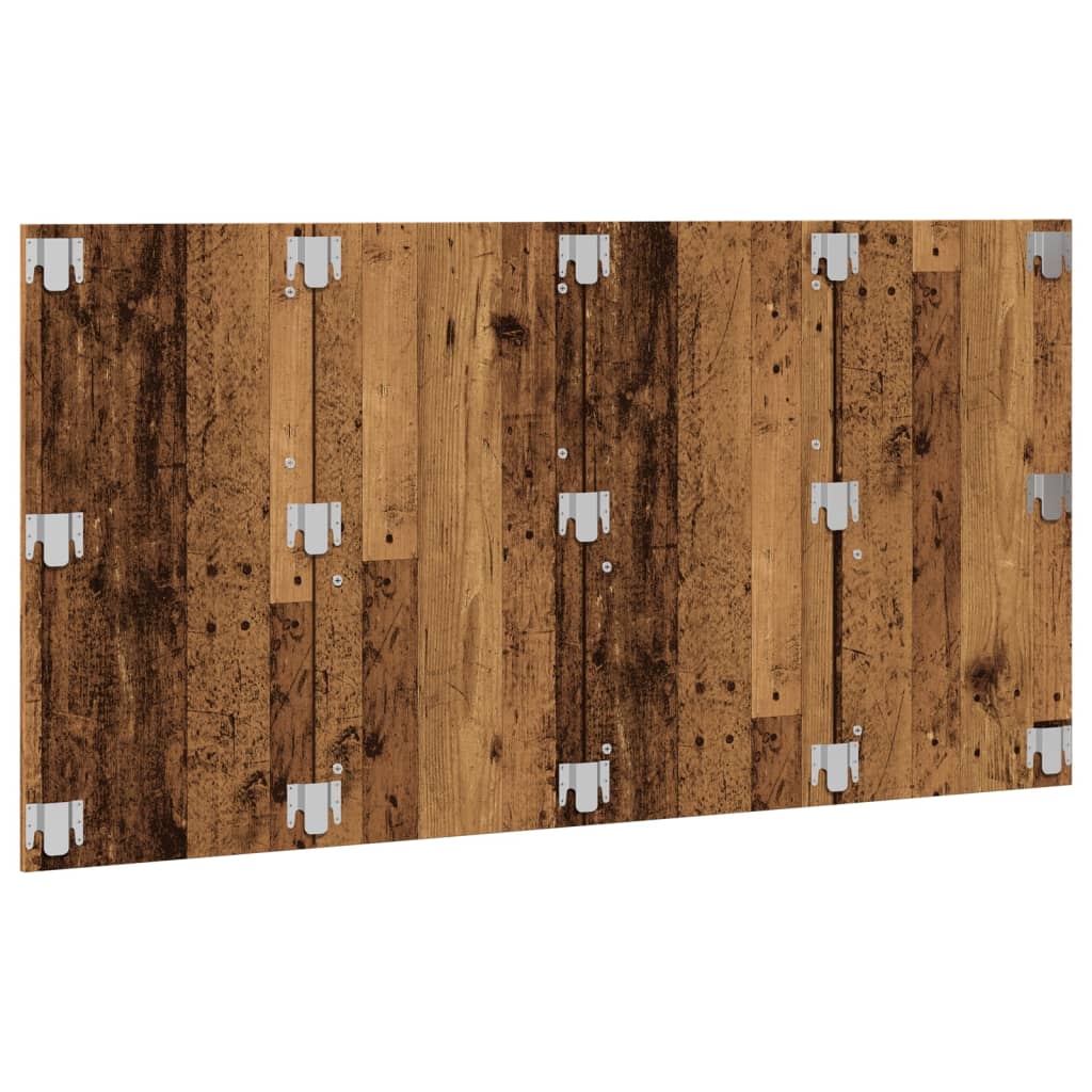 Cabeceira cama 160x1,5x80 cm deriv. madeira carvalho artisiano