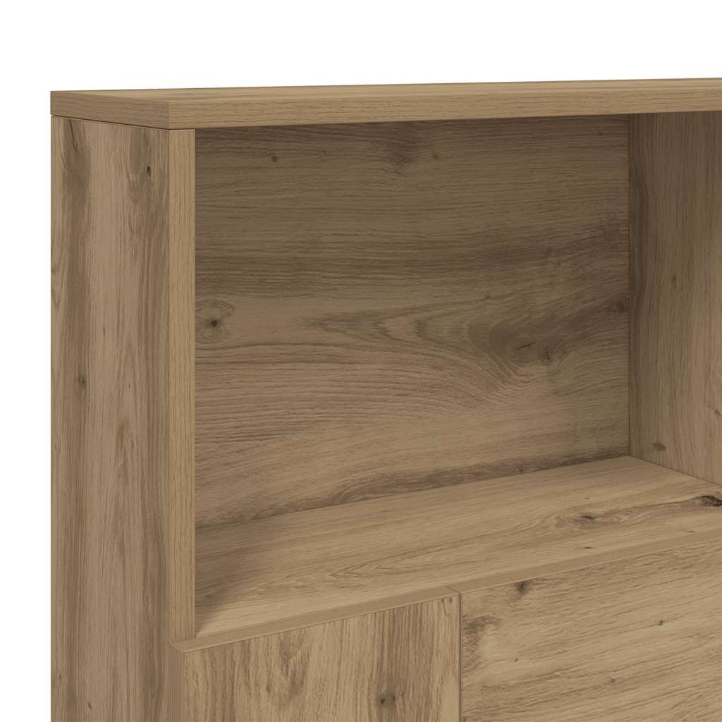 Cabeceira de cama Carvalho Artesanal 140x19x103,5 cm