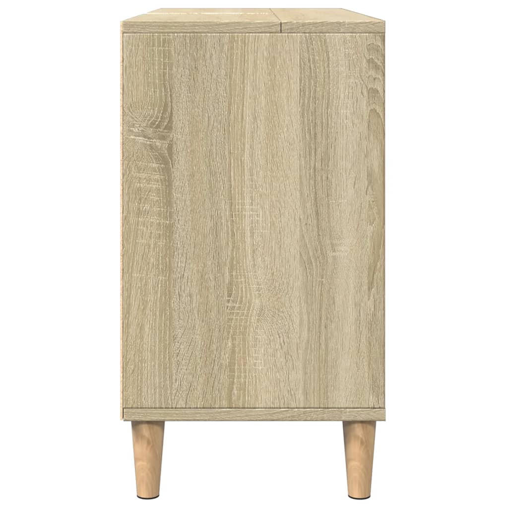 Armário p/ casa banho 80x33x60cm deriv. madeira carvalho sonoma