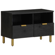 Móvel de TV 70x33x46 cm derivados de madeira preto