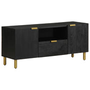 Móvel de TV 105x33x46 cm derivados de madeira preto