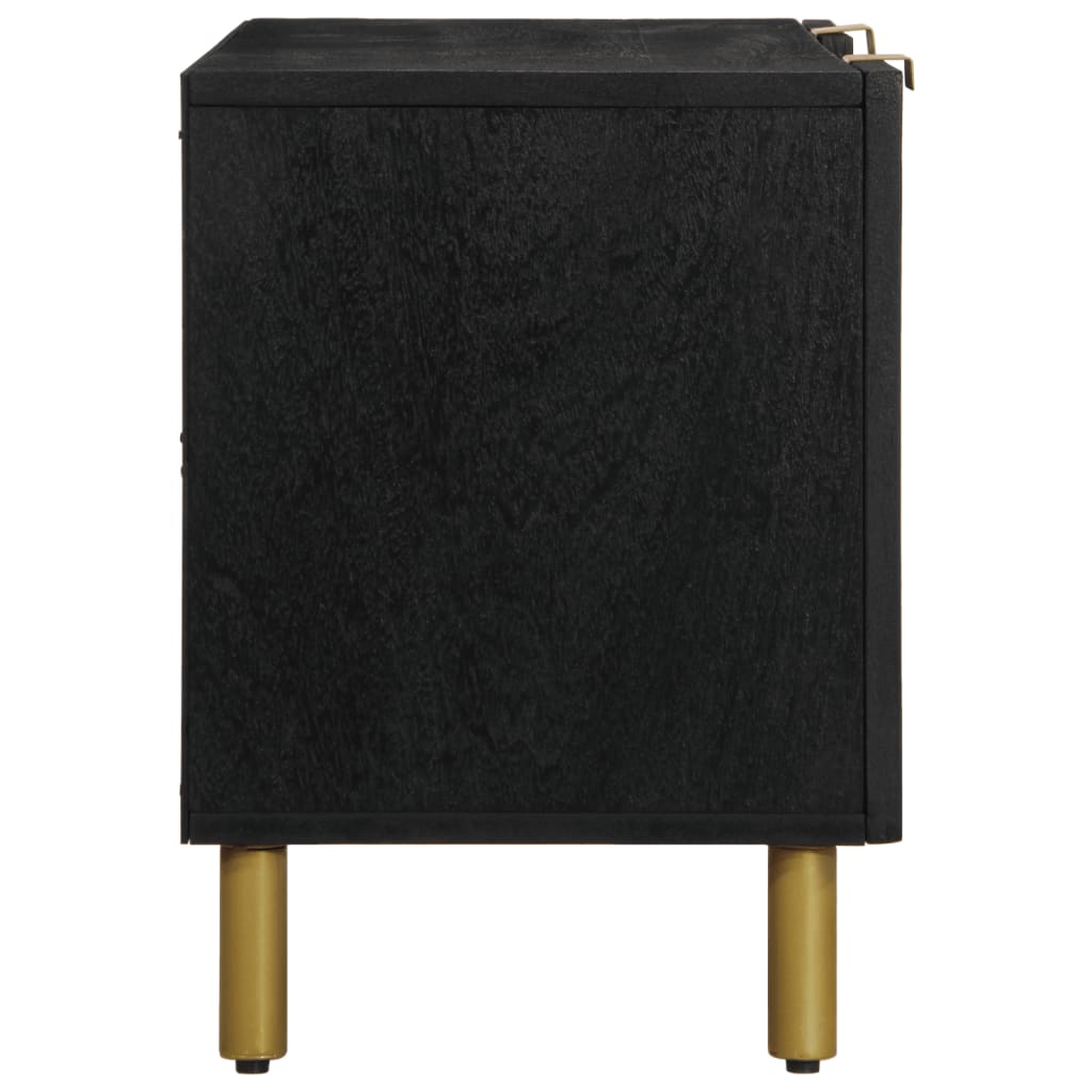 Móvel de TV 105x33x46 cm derivados de madeira preto