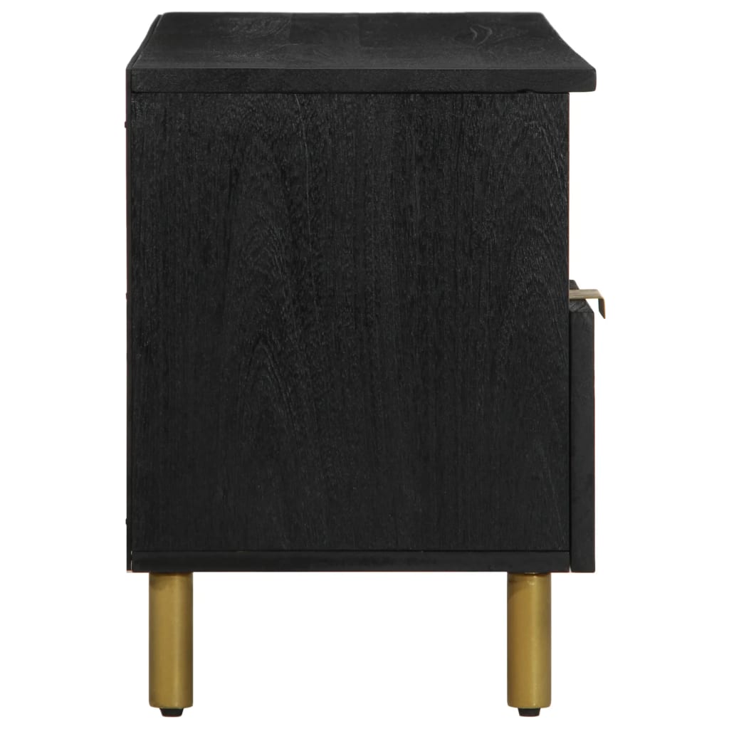 Móvel de TV 100x33x46 cm derivados de madeira preto