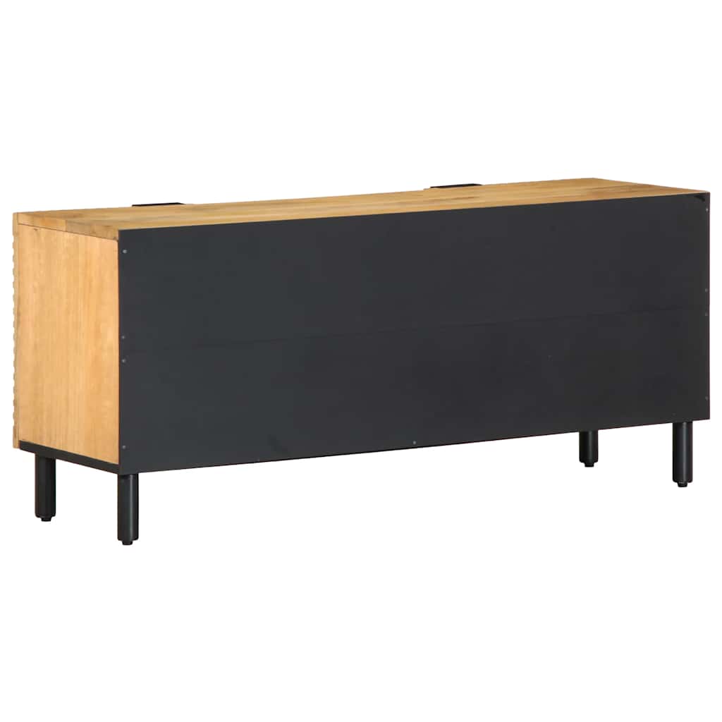 Móvel de TV castanho 105x33x46 cm madeira de mangueira maciça