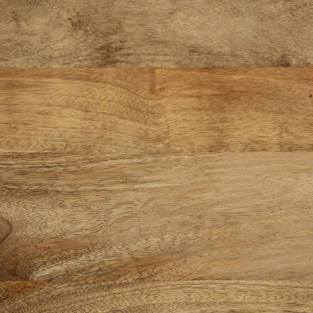 Móvel de TV 100x33x46 cm madeira de mangueira maciça castanho