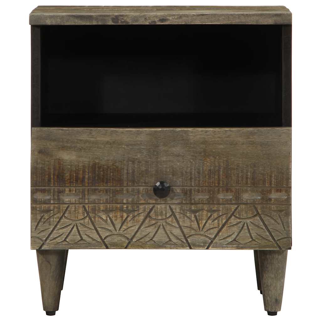 Mesas de cabeceira cinzento claro 2 pcs 40x33x46 cm