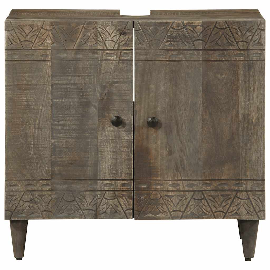 Armário para lavatório 62x33x58 cm madeira de mangueira maciça